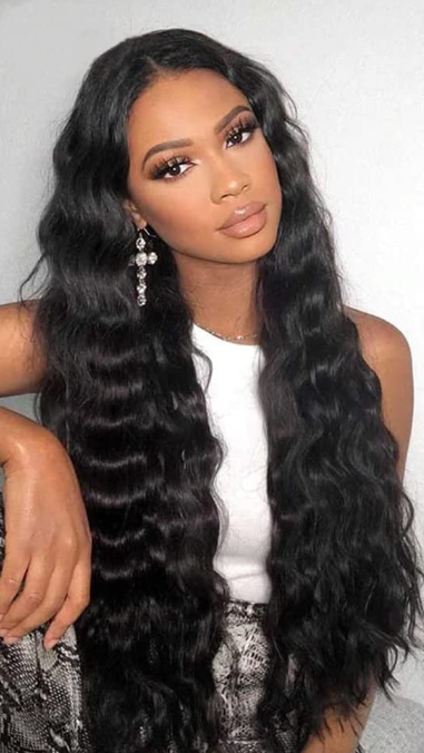 Women wearing Human Hair Closure