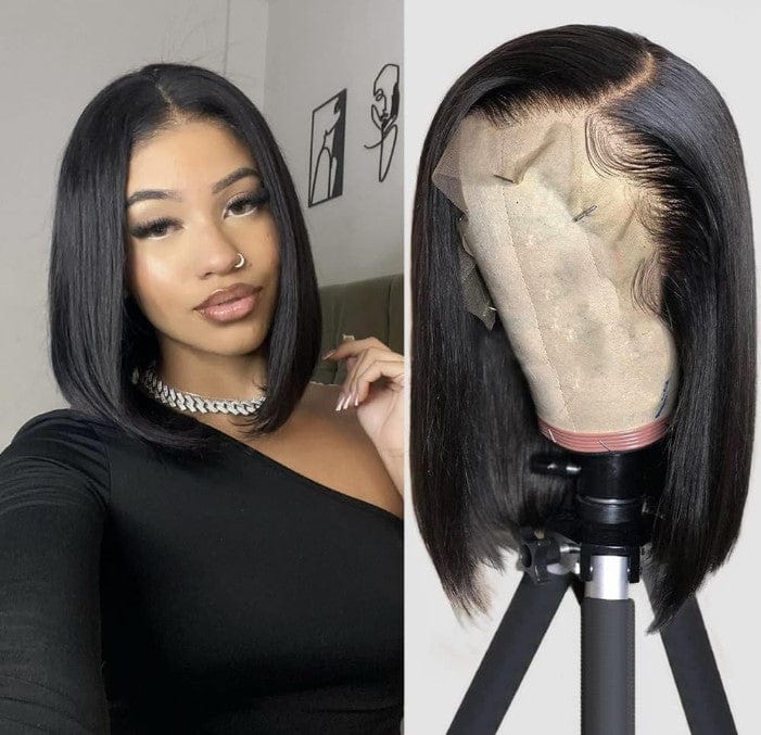 LDB Collections 12" 150% / Lace Front Straight Bob Wig Straight Bob Wig