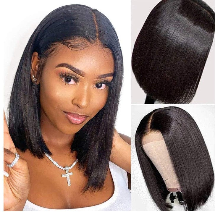 LDB Collections 14" 150% / Lace Front Straight Bob Wig Straight Bob Wig