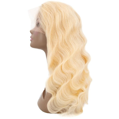 LDB Collections Blonde Body Wave 13x4 Transparent Lace Front Wig