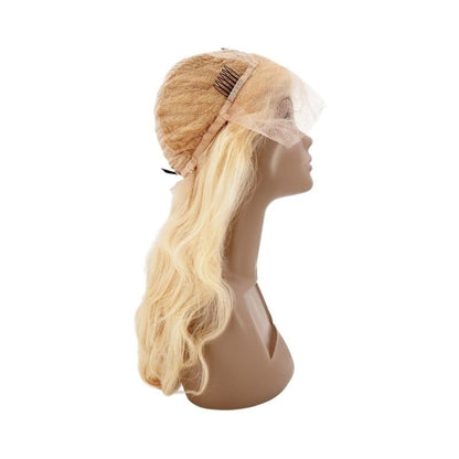 LDB Collections Blonde Body Wave 13x4 Transparent Lace Front Wig