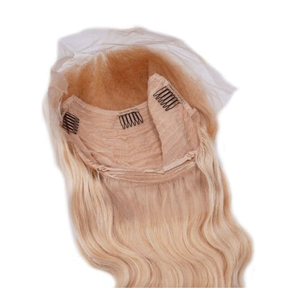 LDB Collections Blonde Body Wave 13x4 Transparent Lace Front Wig