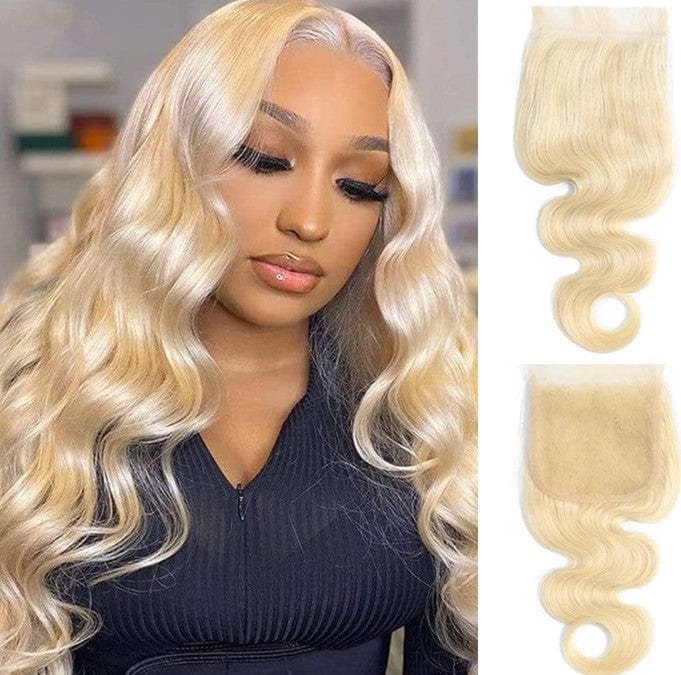 LDB Collections Blonde Body Wave 4x4 Transparent Closure Blonde Body Wave 4x4 Transparent Closure