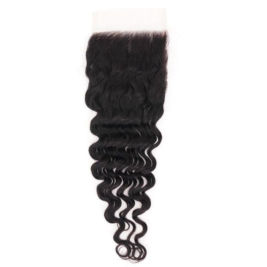 LDB Collections Brazilian Deep Wave 4x4 HD Closure