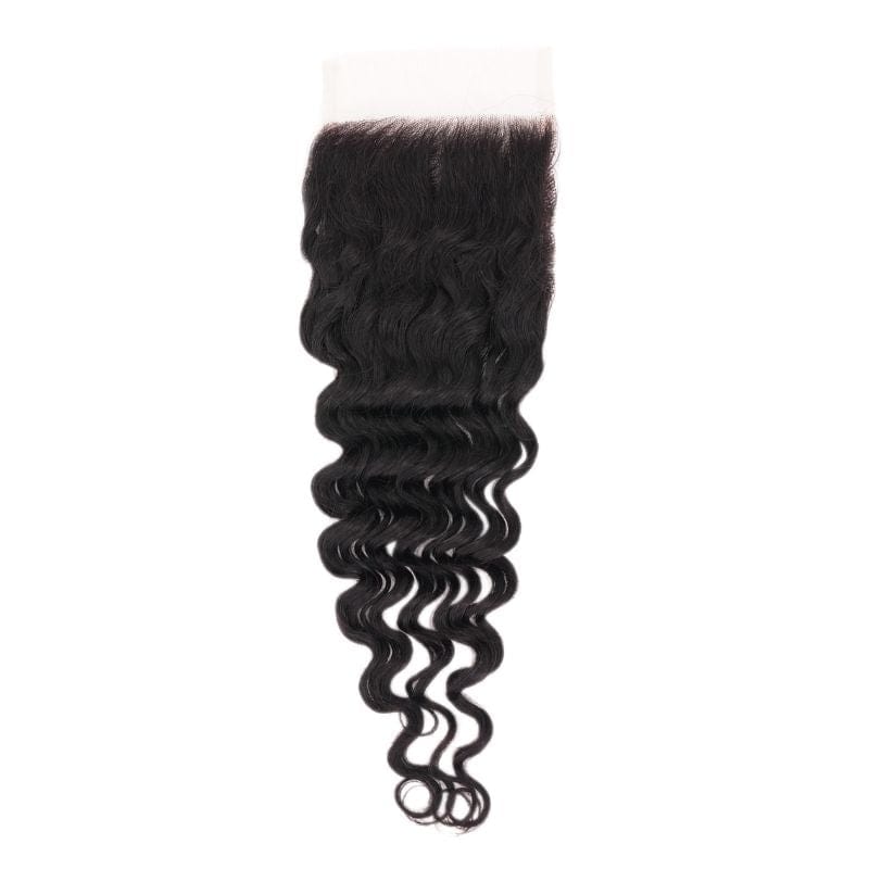 LDB Collections Brazilian Deep Wave 4x4 HD Closure