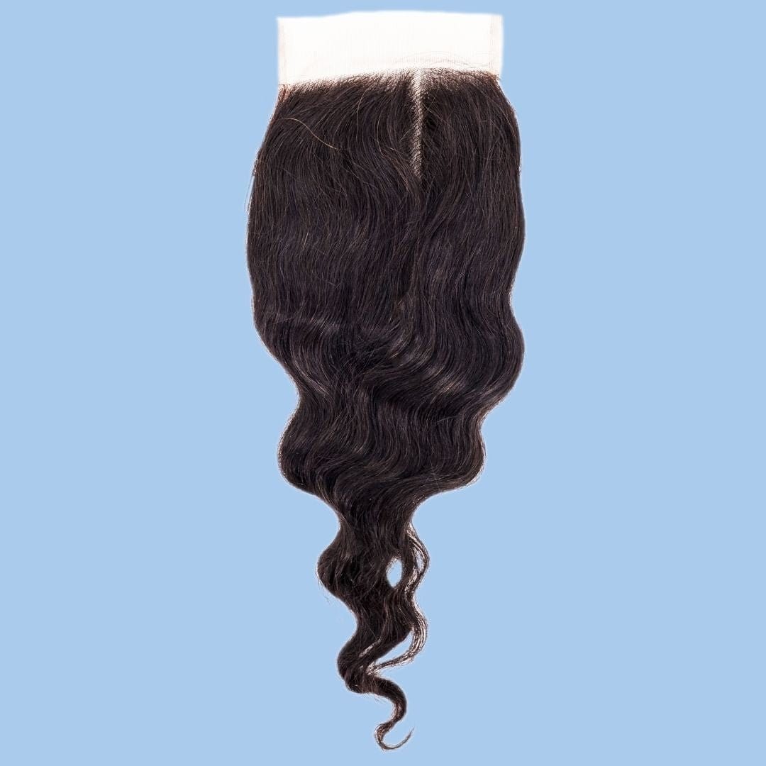 LDB Collections Brazilian Loose Wave 4x4 Transparent Closure