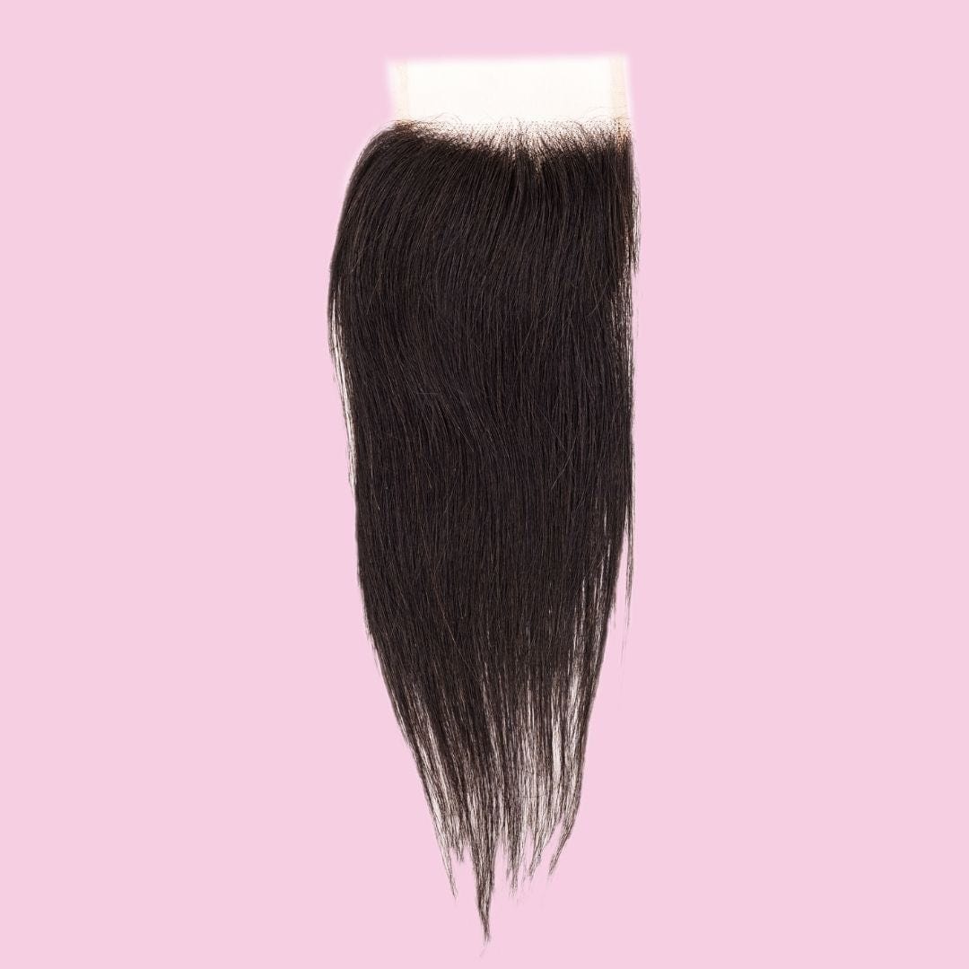 LDB Collections Brazilian Silky Straight 4x4 Transparent Closure