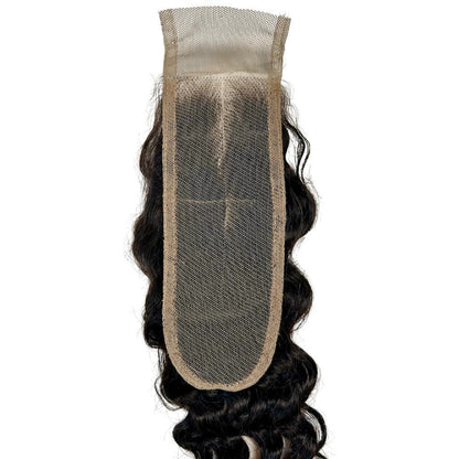 LDB Collections Frontal Brazilian Deep Wave 2x6 Transparent Closure