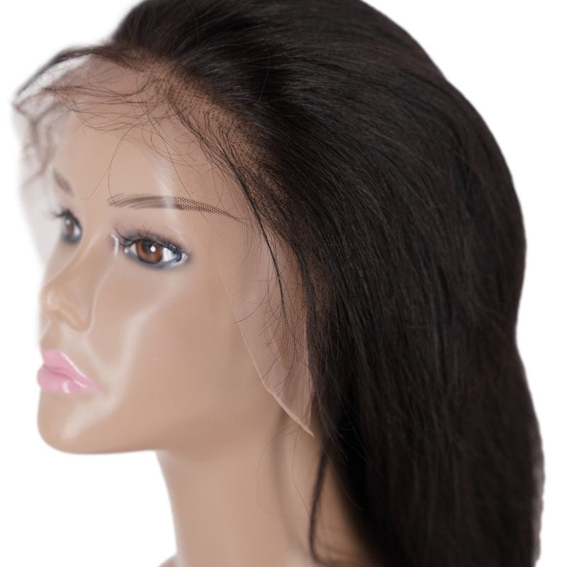 LDB Collections Human Hair Straight 13x4 Transparent Lace Front Wig