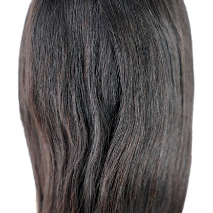 LDB Collections Human Hair Straight 13x4 Transparent Lace Front Wig